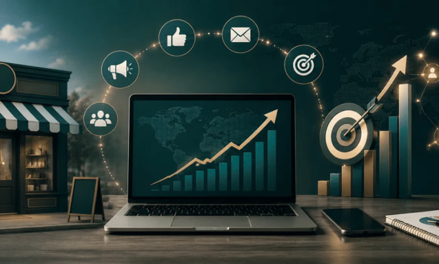 Blog feature 2. How Digital Marketing Helps Small Businesses Grow